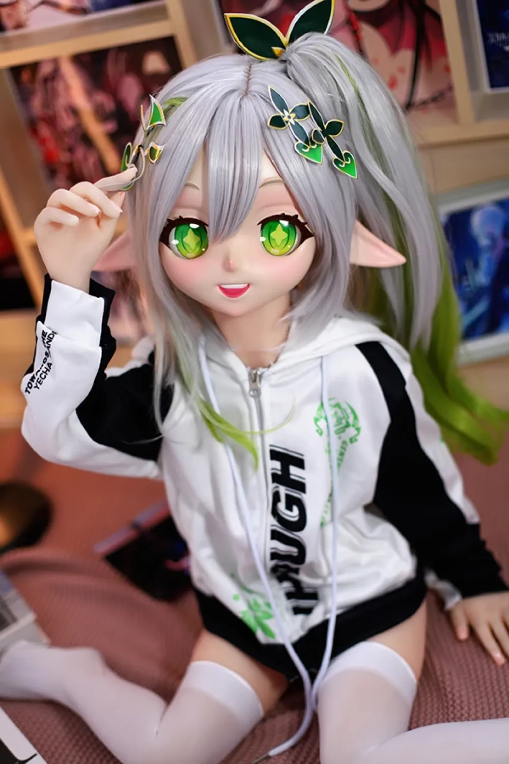 Dimu Doll PVC材質頭部 エルフラブドール アニメ顔 あやな 100cm