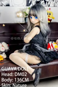 Guava Doll アニメラブドール 萌え DM02 手描きメイク ビニール製 PVC ヘッド 陽南 136cm