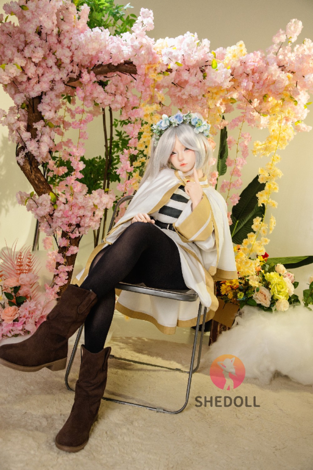 She Doll シリコンヘッド ボディ材質選択可能 エルフラブドールコスプレ 艾琳（Ailin）145cm Gカップ