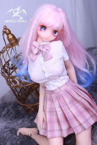 アニメラブドール 精霊癒しい フルシリコン製 服付き 桃60cm Mozu doll