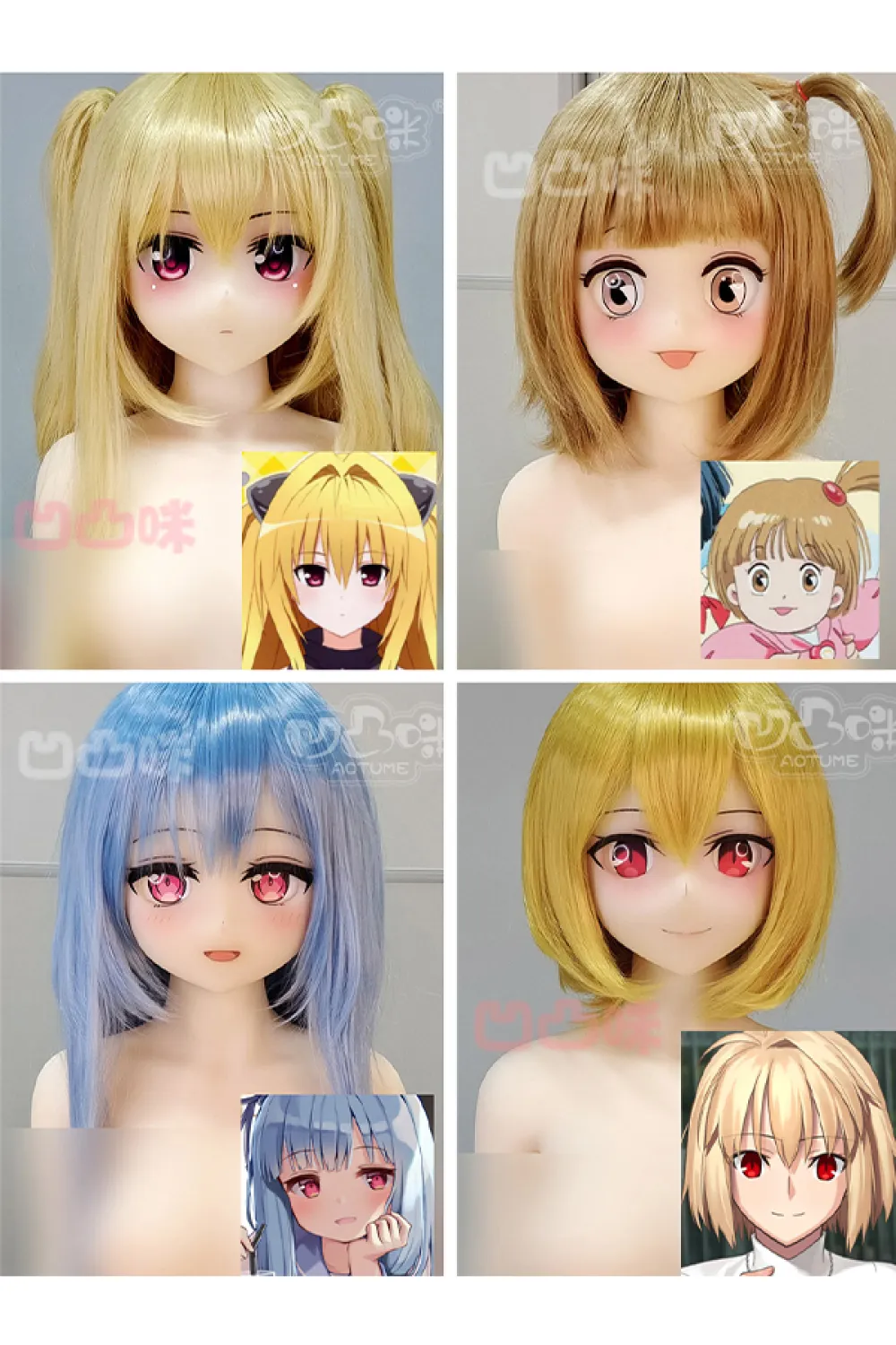 Aotume Doll ヘッドカスタマイズ専用ページ アニメ風