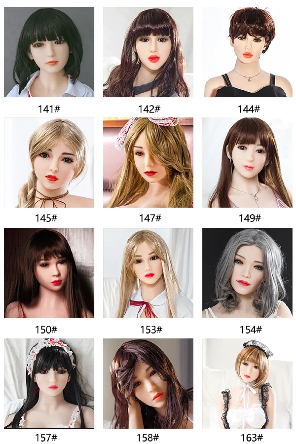 Aibei Doll ヘッド単体（125cm以上通用）