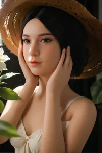 6YE Doll 最新 ラブドール シリコンヘッド 158cm ROS口 杏 AI写真 #133 美乳