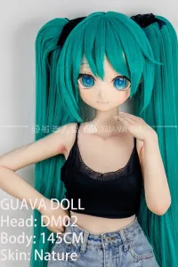 Guava Doll アニメラブドール アイドルっぽい PVCビニールヘッド DM02 手描きメイク 145cm 汐莉
