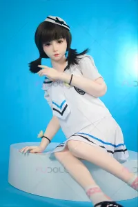 FU Doll シリコンヘッド 萌え系 天真爛漫ラブドール 大人しい 桜桃 135cm AA カップ #YF008