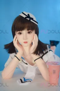 FU Doll シリコンヘッド 萌え系 天真爛漫ラブドール 大人しい 桜桃 135cm AA カップ #YF008
