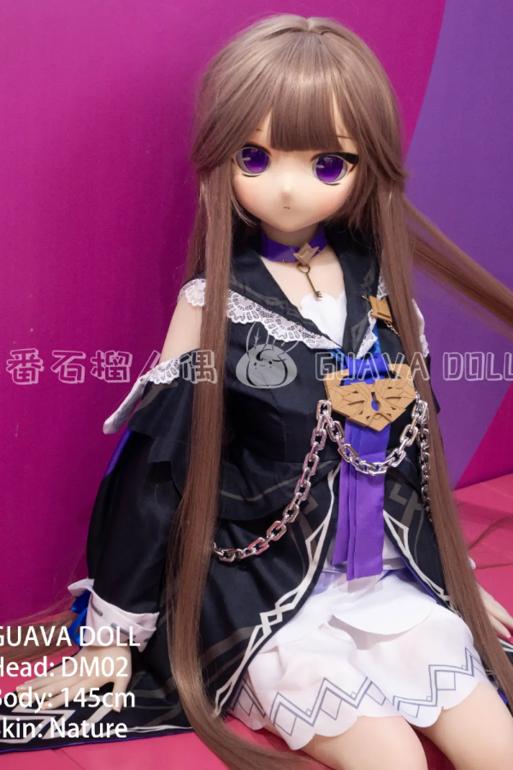 Guava Doll アニメラブドール PVCビニールヘッド DM02 手描きメイク 145cm ももか