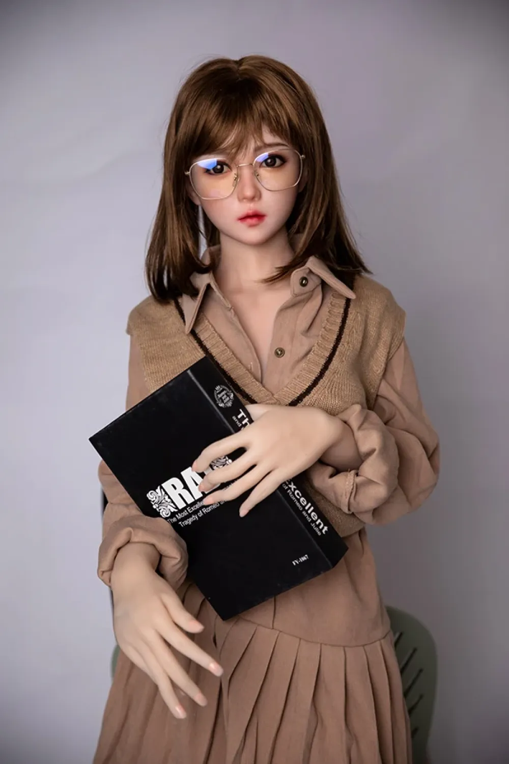 シリコンヘッド + TPE 体 若い女性 ラブドール 等身大 小爱 148cm Cカップ
