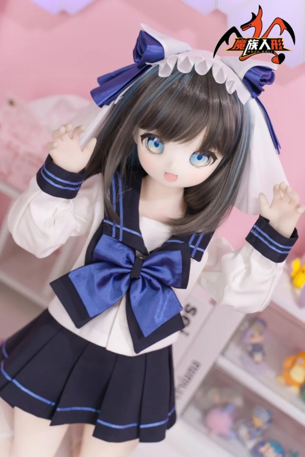 「写真衣装付き」 Mozu Doll 常服 アニメラブドール 85cm neko 猫ちゃん