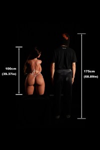 Climax Doll セクシーグラマラス トルソー 型 上半身 巨乳 シリコンドール ULW 884# Hazel(Black) 100cm