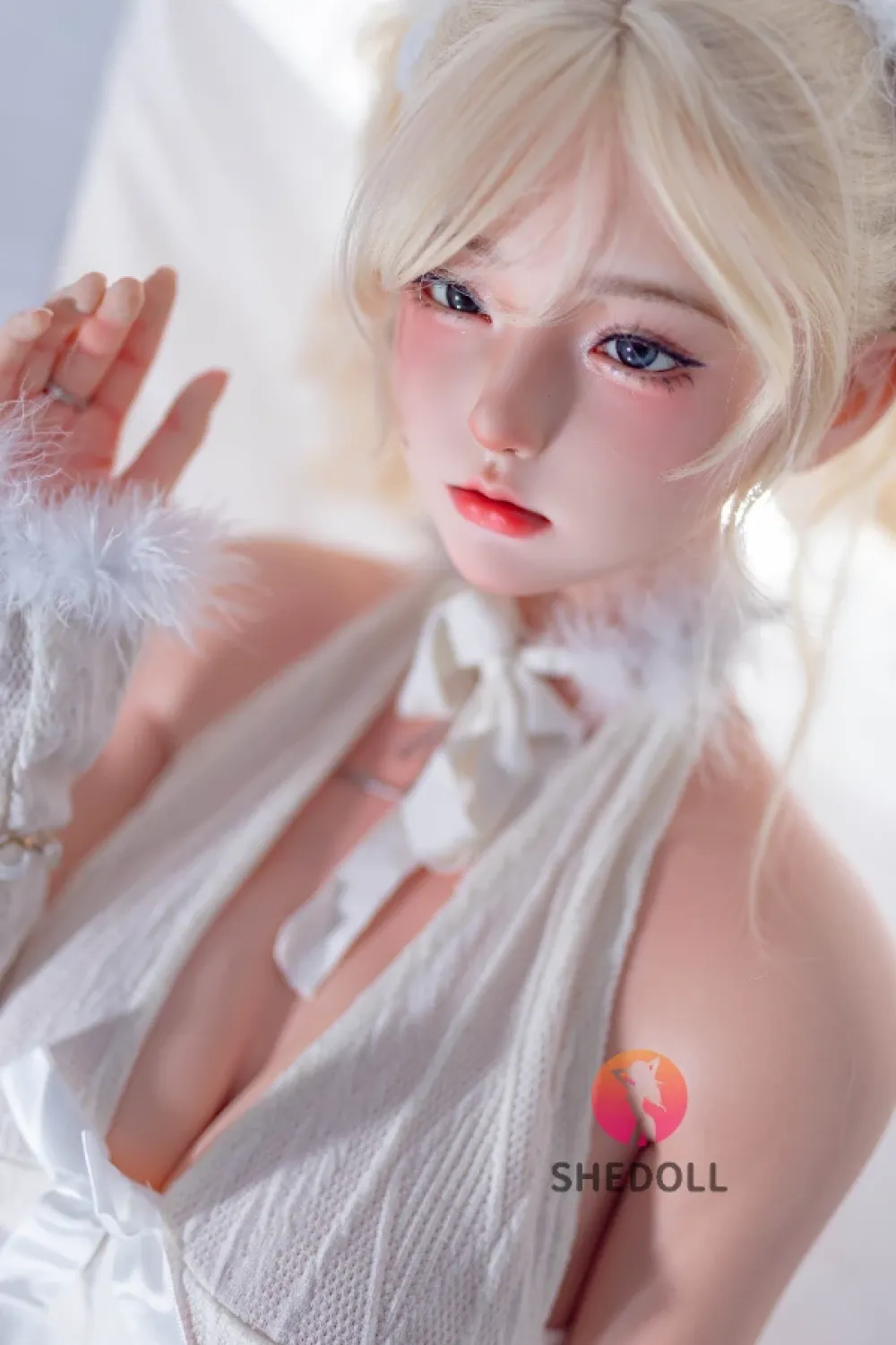 She Doll シリコンヘッド ボディ材質選択可能 金髪ダッチワイフ 天真爛漫 顎機能追加可能 江小婉 158cm Cカップ