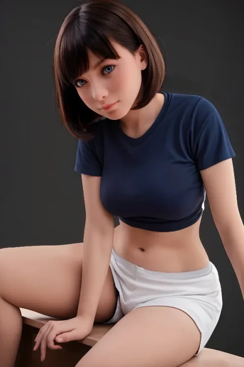 Aibei Doll シリコンヘッド サッカーガールラブドール 綺麗 Hanna 151cm #AB17
