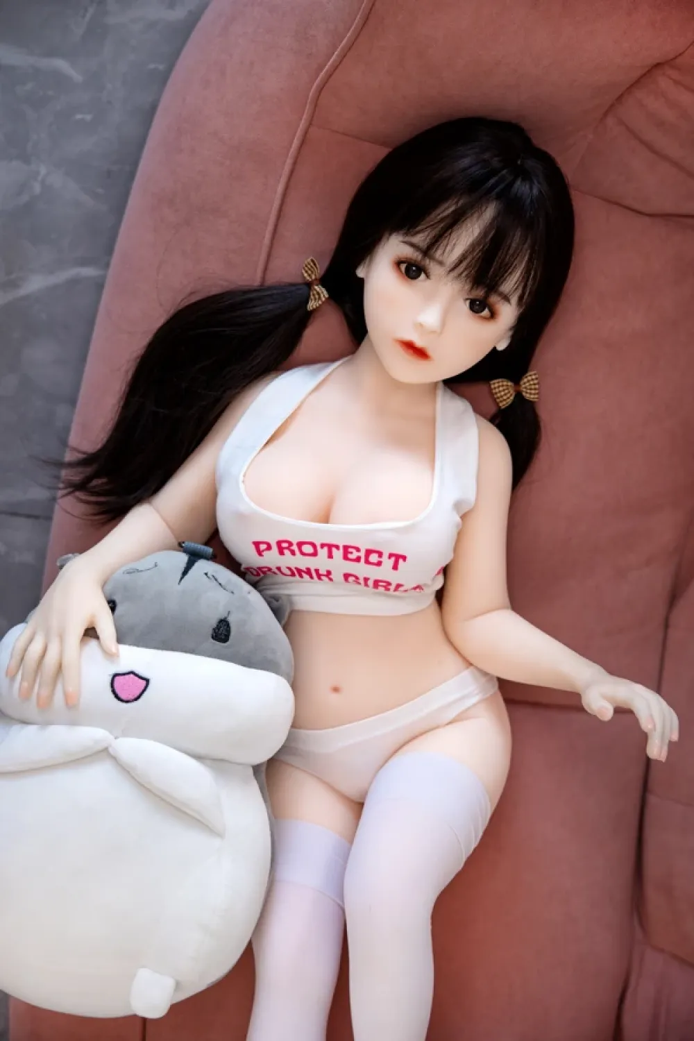 【レビュー&写真付き】幼くて柔らかい 巨乳ラブドール 咲花子 100cm