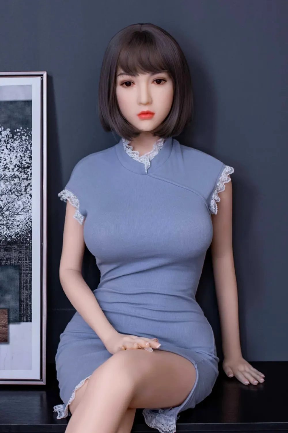 絶妙なショートヘア シリコンヘッド + TPEボディ 清楚系ドールラブドール 美智子 168cm