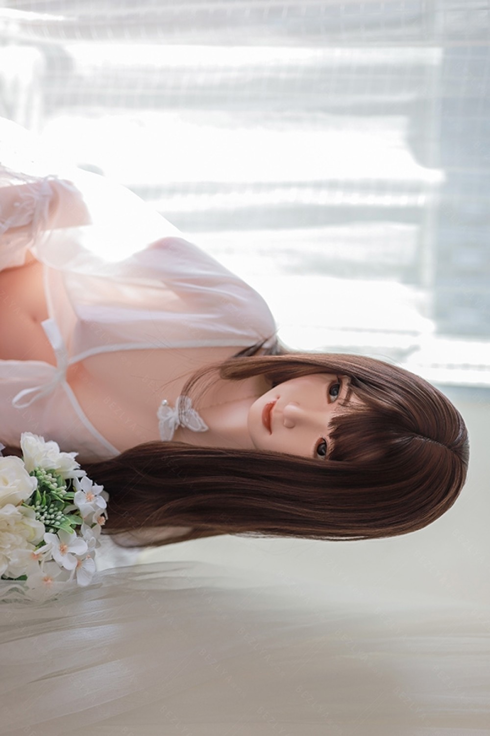 2.0 シリコンヘッド ラブドール 蝶豆 155cm-R-A cup