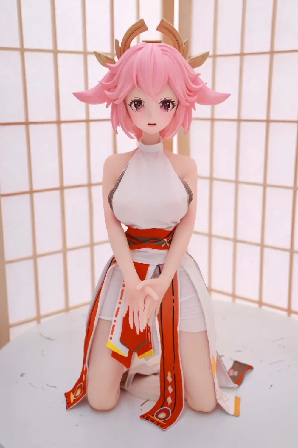 Dimu Doll PVCヘッド＋シリコンボディ アニメ系 ミニラブドール コスプレ 八重神子 75cm
