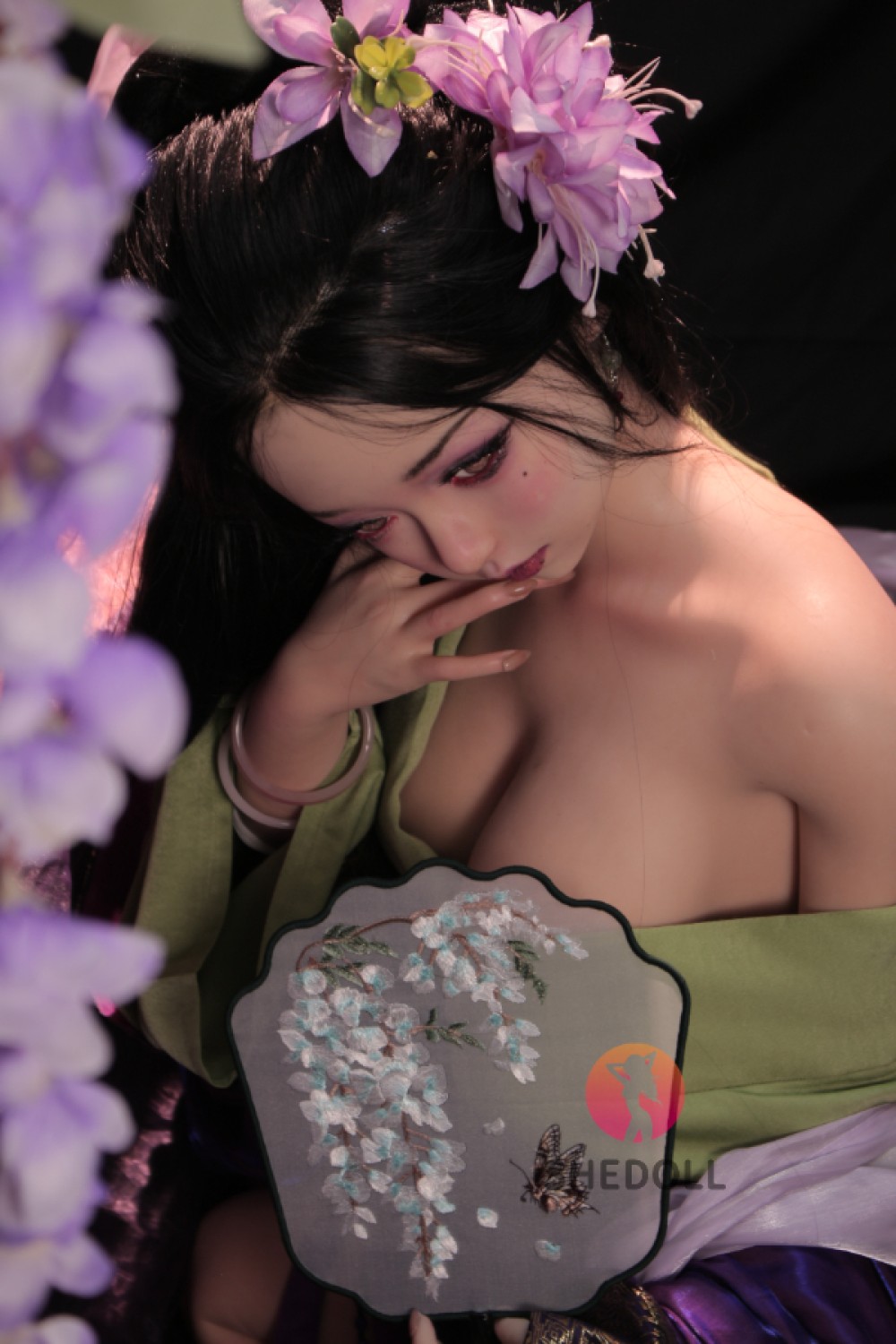 She Doll シリコンヘッド ボディ材質選択可能 中華風ラブドール セクシー 艾琳 145cm Gカップ