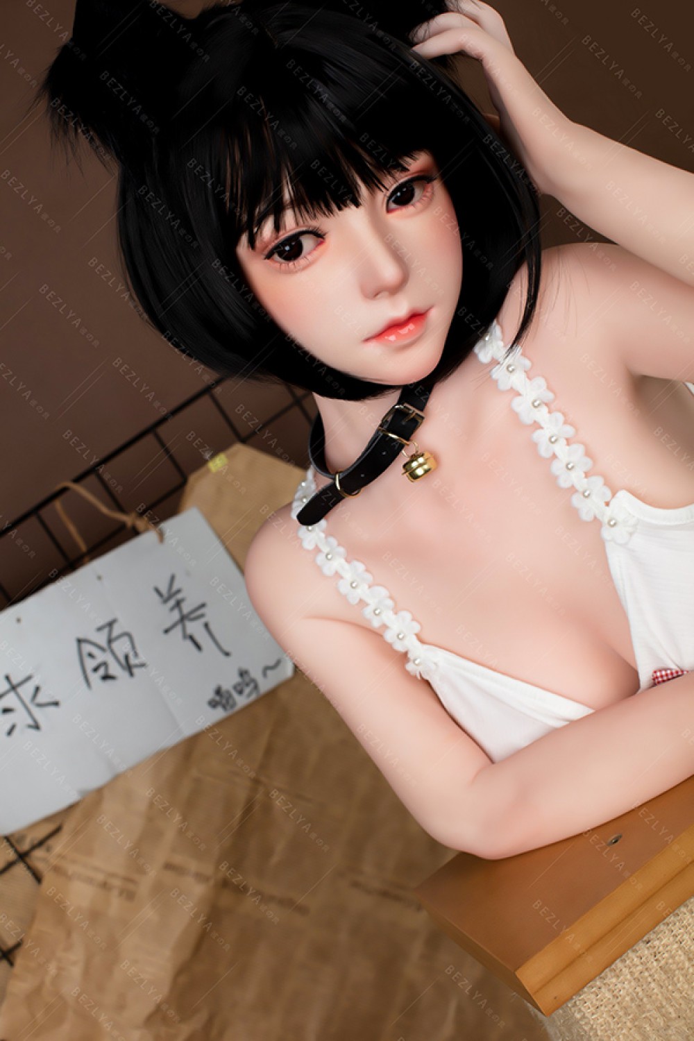 天真爛漫猫 Cカップ シリコン製頭部+TPEボディ 風鈴 149cm