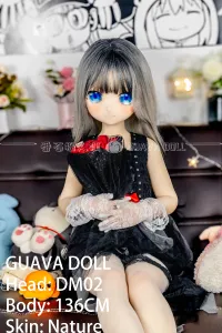 Guava Doll アニメラブドール 萌え DM02 手描きメイク ビニール製 PVC ヘッド 陽南 136cm
