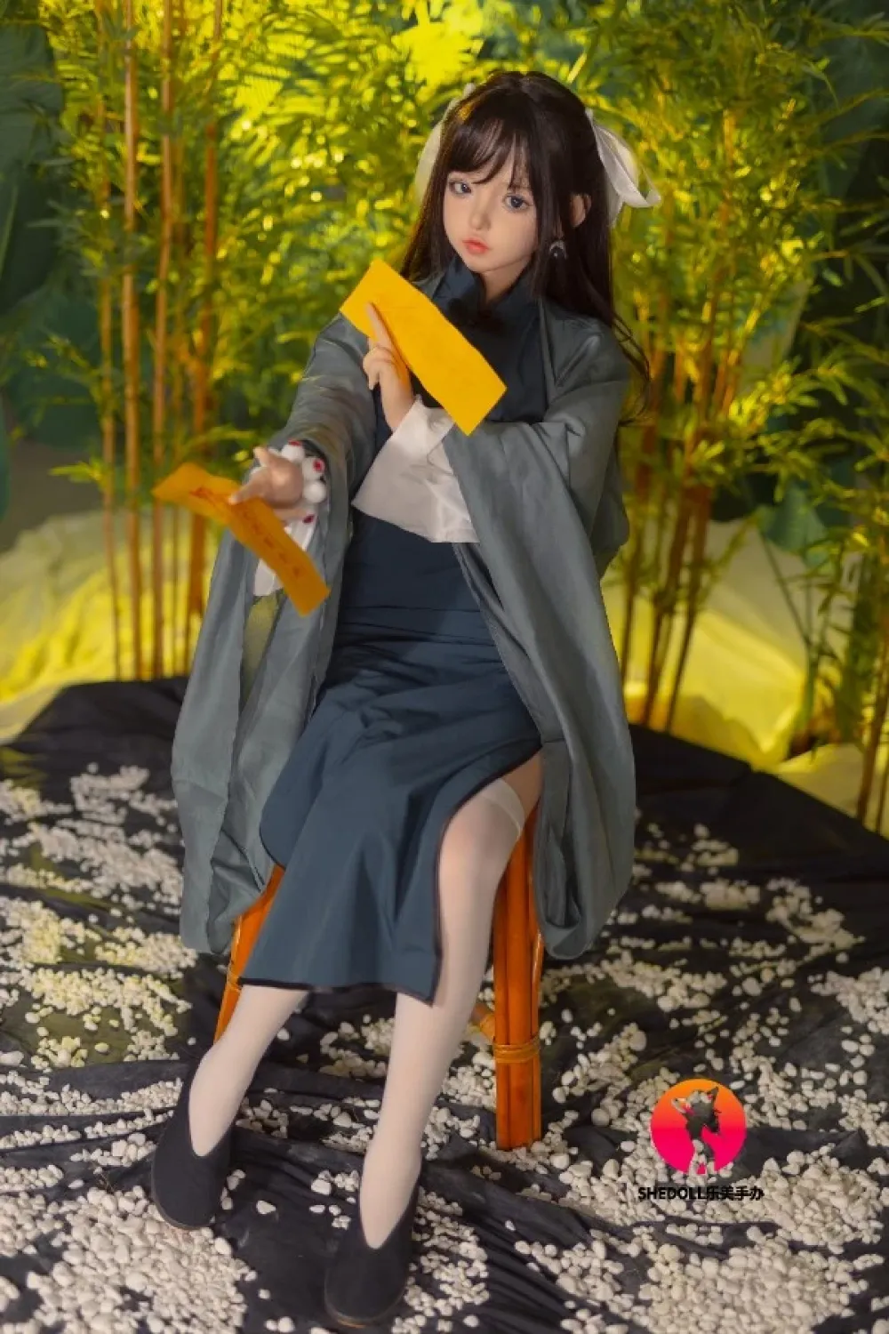 She Doll シリコンヘッド ボディ材質選択可能 アイドルっぽいラブドール 天真爛漫 顎機能追加可 朵朵（COS 薬指） 148cm Dカップ
