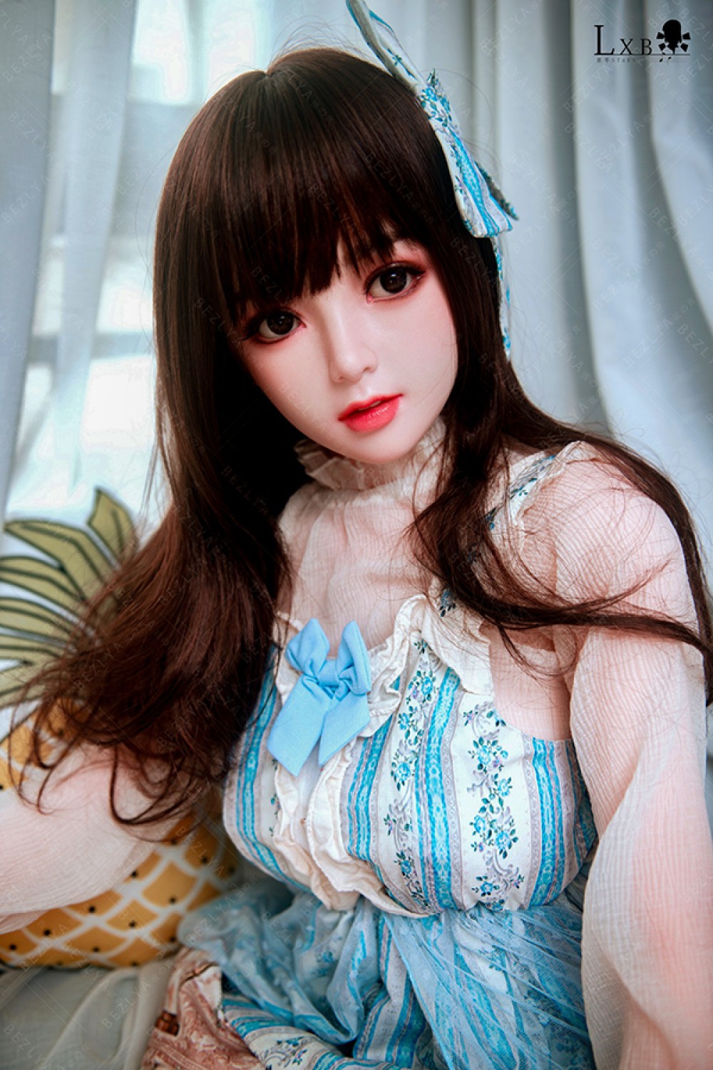 綺麗な純粋清楚系ドール シリコンヘッド ラブドール 鈴蘭 149cm