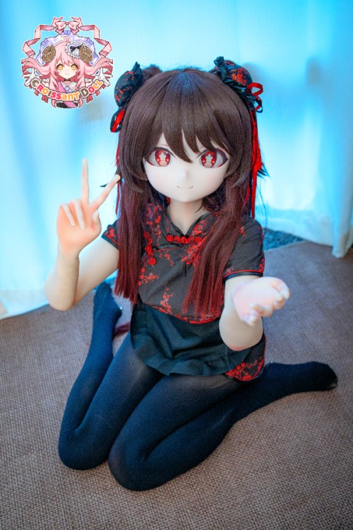 Croissant Doll 羊角社 PVCヘッド ラメ感強め アニメスタイル デカールメイク B01 155cm N 胡桃