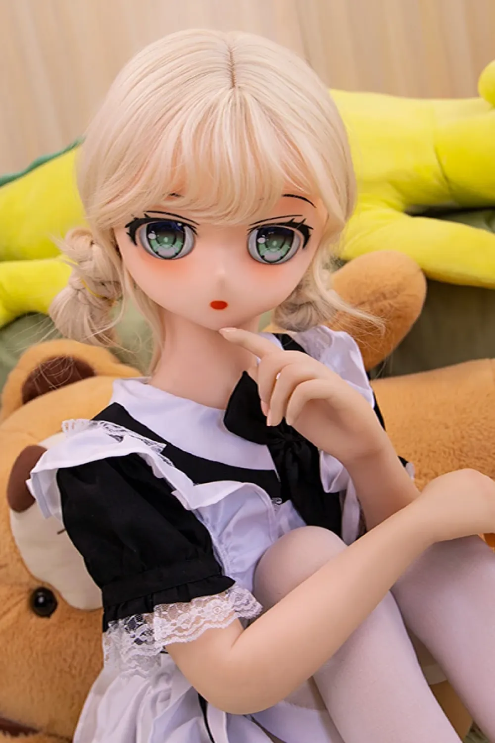 Dimu Doll 金髪ラブドール アニメ顔 PVC材質頭部 なな 138cm