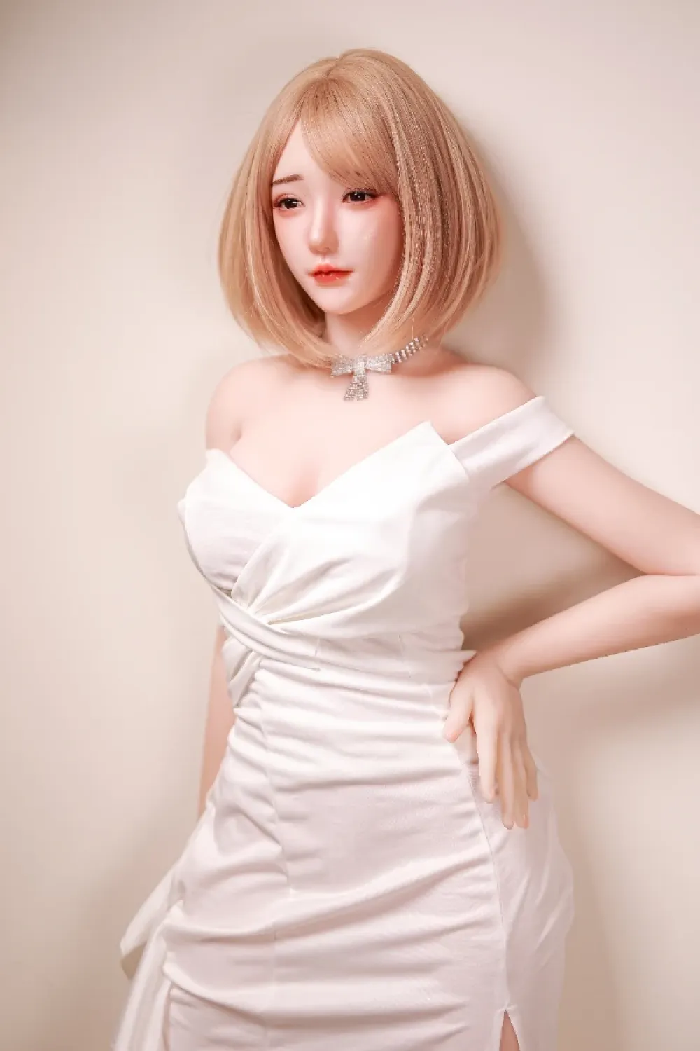 Dimu Doll シリコンヘッド+TPE体 金髪 ラブドール 軽量化可能 Amara 166cm