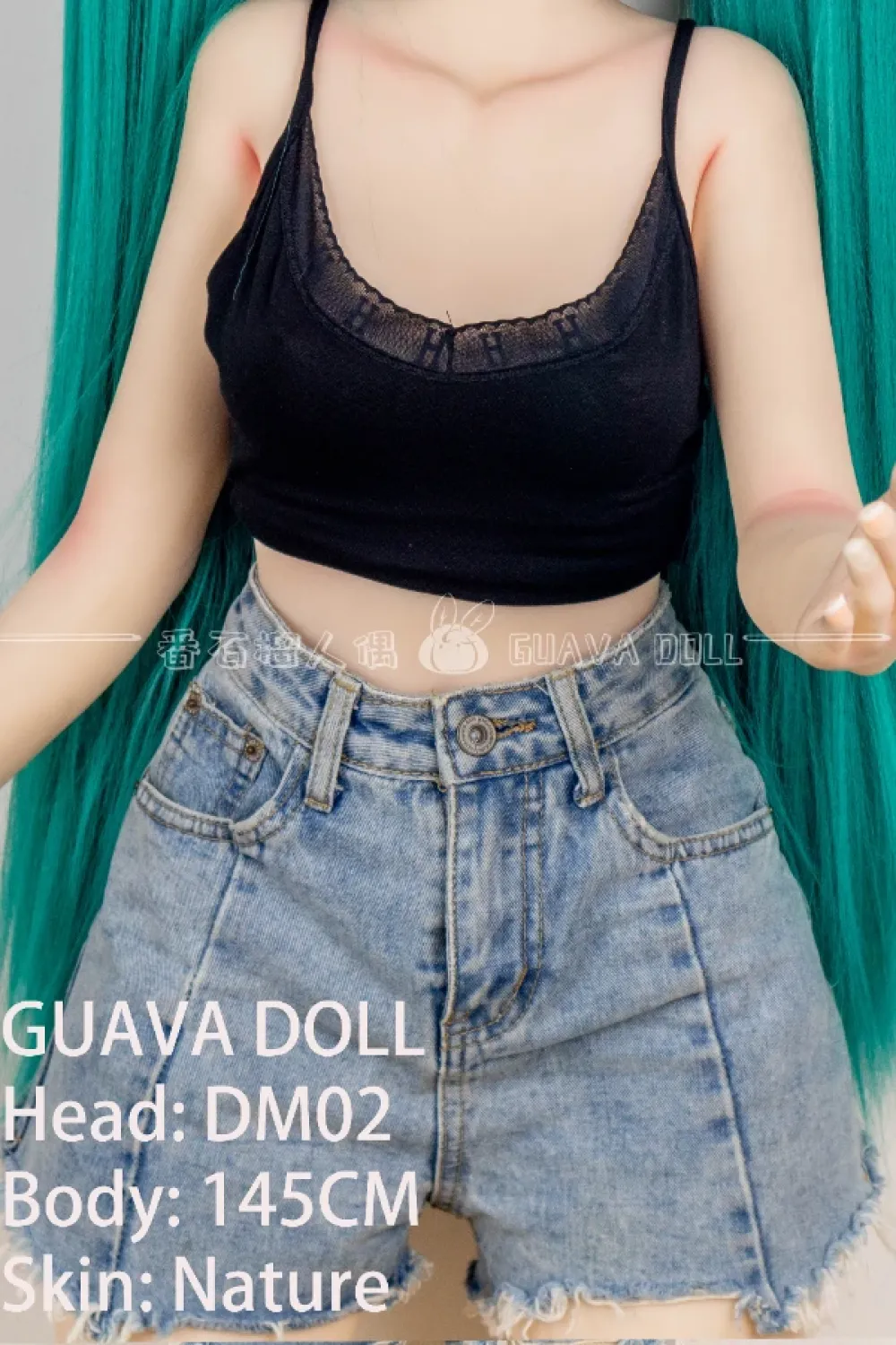 Guava Doll アニメラブドール アイドルっぽい PVCビニールヘッド DM02 手描きメイク 145cm 汐莉