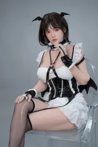 Aicos Doll シリコンヘッド 小悪魔ラブドール アイドルっぽい 芽衣 169cm D cup ＃DS6