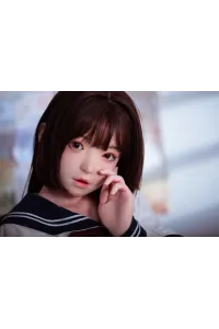 FU Doll シリコンヘッド 妹系 同級生ラブドール 貧乳 環奈 136cm A カップ #J008