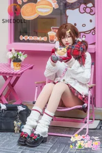 She Doll シリコンヘッド ボディ材質選択可能 クリスマス風ダッチワイフ 美人 顎機能追加可 苏星冉 158cm Cカップ