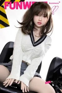 Funwest Doll 最新 無邪気ラブドール 白肌 Amy 152cm D cup #041