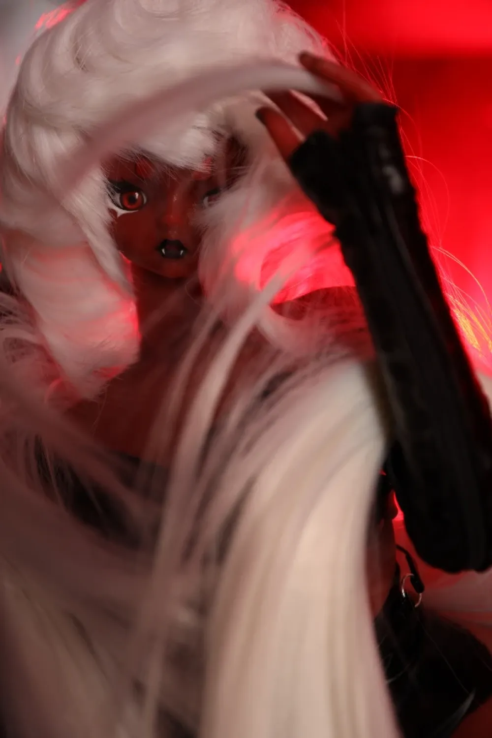Climax Doll 悪魔 ラブドール フィギュア シリコン製 Si60cm S Samael (Red)