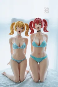 「無料下着セット付属」BC Doll シリコン製 金髪系 ミニラブドール アへ顔 Nana 60cm F03A