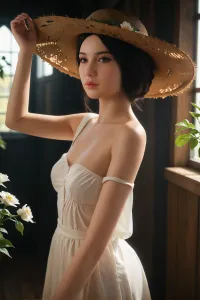 6YE Doll 最新 ラブドール シリコンヘッド 158cm ROS口 杏 AI写真 #133 美乳