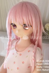 Guava Doll アニメ清楚系ドール 150cm DCup DM02 手描きメイク ビニールヘッド 瑠璃