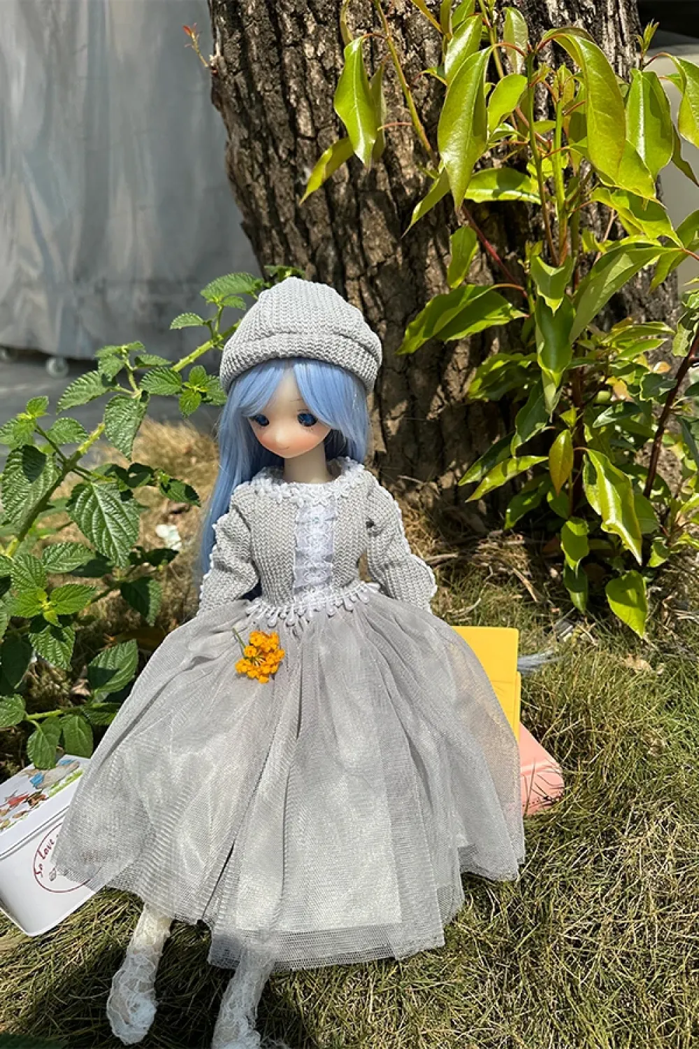 【レビュー&写真付き】Dimu Doll 青い髪の 小胸ラブドール ちはる 40cm