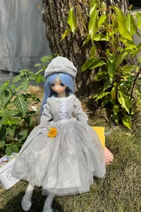 【レビュー&写真付き】Dimu Doll 青い髪の 小胸ラブドール ちはる 40cm
