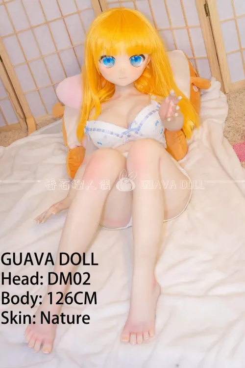 Guava Doll 126cm DDcup PVCヘッド+TPEボディ 126+DM02 巨乳ラブドール