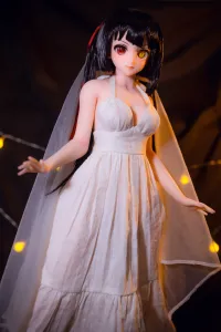 Climax Doll ミニラブドール フィギュア PVCヘッド J60 Kurumi お嫁さん アニメドール