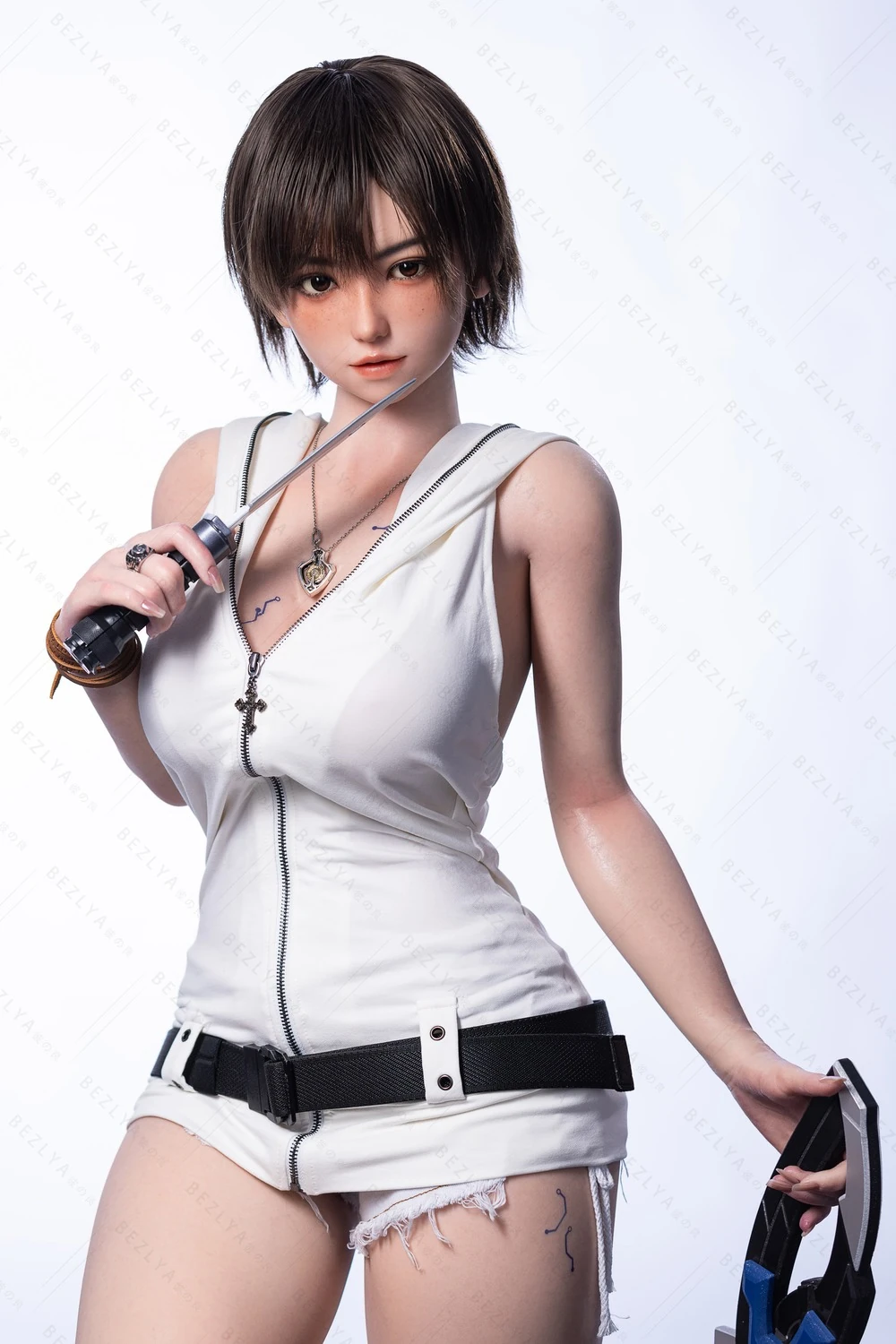 AitiaDoll 155cm Mcup シリコン 梨絵奈3号メイク-极昼-仿生2.2CF 155M 爆乳ラブドール