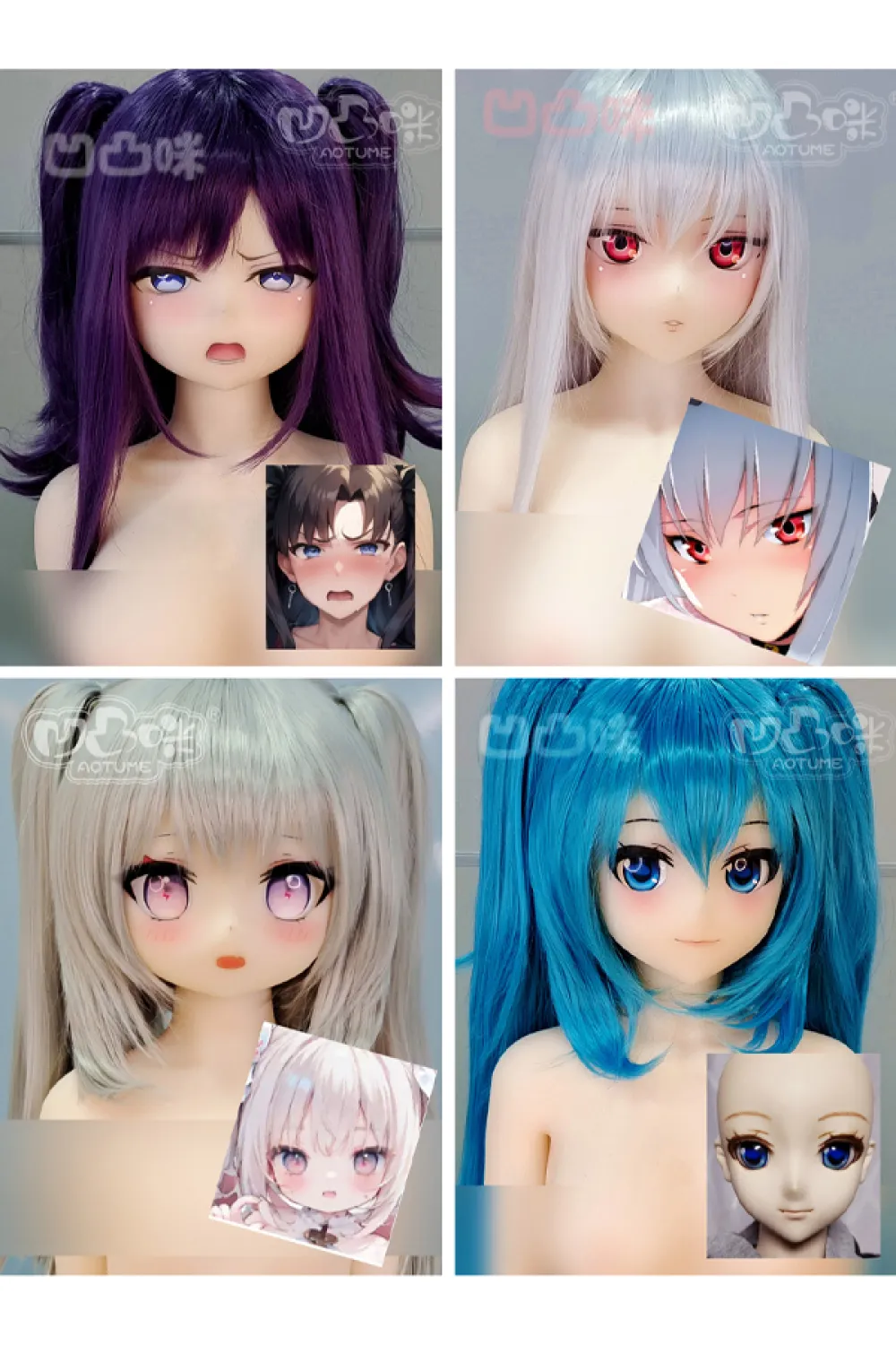 Aotume Doll ヘッドカスタマイズ専用ページ アニメ風