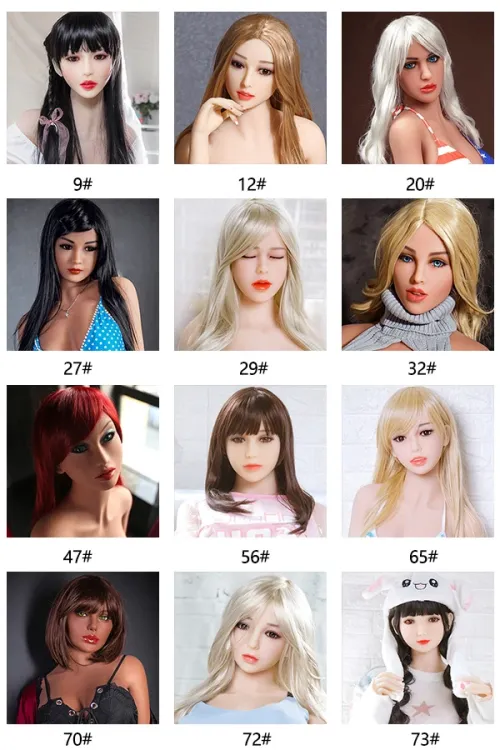 Aibei Doll ヘッド単体（125cm以上通用）