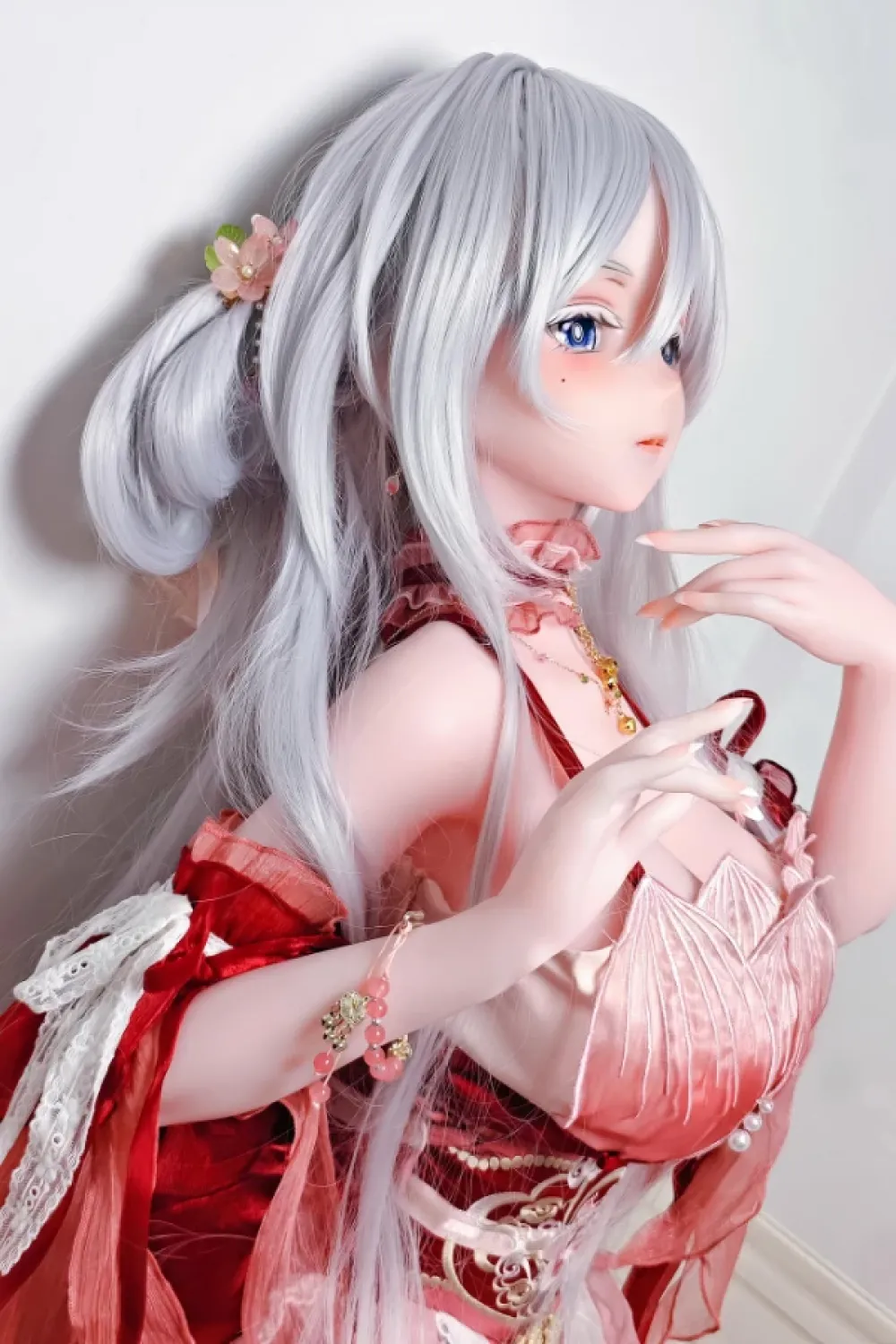 ElsaBabe Doll 148cm Lcup シリコン Elsa Babe new doll release-L Pink AHR027 Kaneda Shio-The temperature アニメ系ラブドール