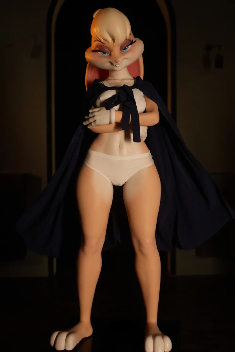 Climax Doll うさぎ ダッチワイフ 獣人風 フルシリコン SiF150cm Lola (Yellow)