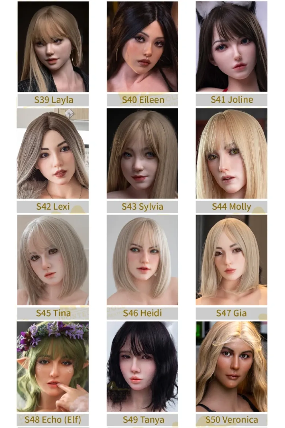 Irontech Doll ヘッド単体ーシリコンヘッド