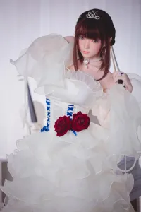 FU Doll シリコンヘッド コスプレ系 ウェディングドレスラブドール 巨乳 覃悠悠 148cm Dカップ #J012