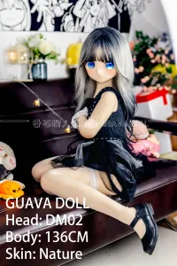 Guava Doll アニメラブドール 萌え DM02 手描きメイク ビニール製 PVC ヘッド 陽南 136cm