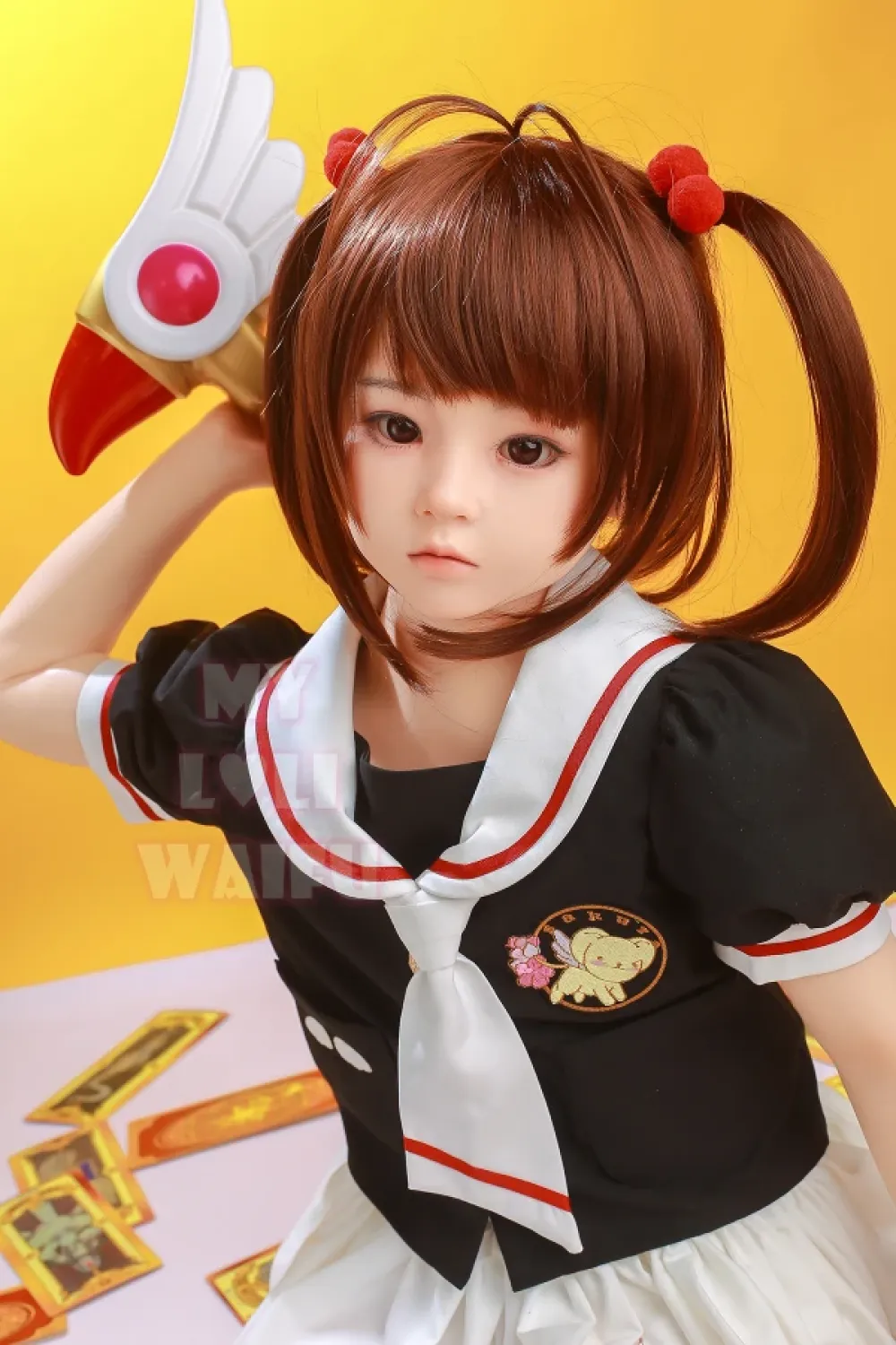 MLW DOLL シリコン製 コスプレ系 魔法少女ラブドール 萌え ここ 108cm AA カップ #98